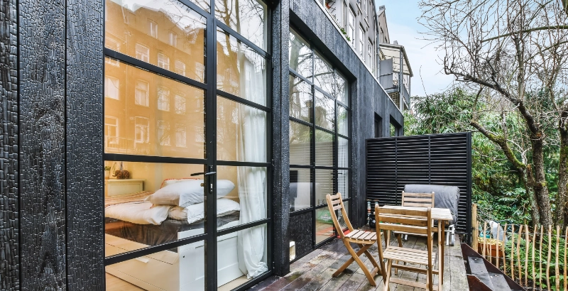 moderne veranda aanbouw